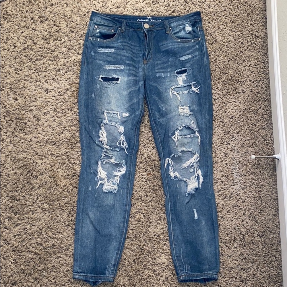 Almost Famous Distressed Jeans